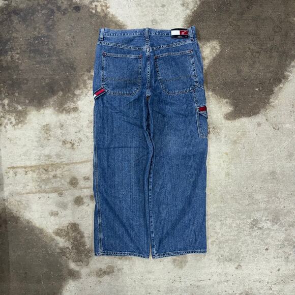 Vintage Y2K Tommy Hilfiger carpenter jeans 2000s baggy pants - Picture 1 of 6